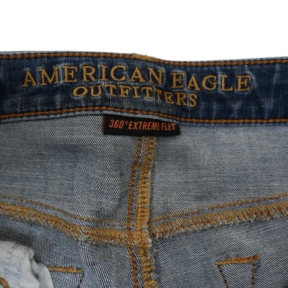 American Eagle Men's 360 Extreme Flex Slim Straight Jean Size 30X32 - Picture 9 of 11